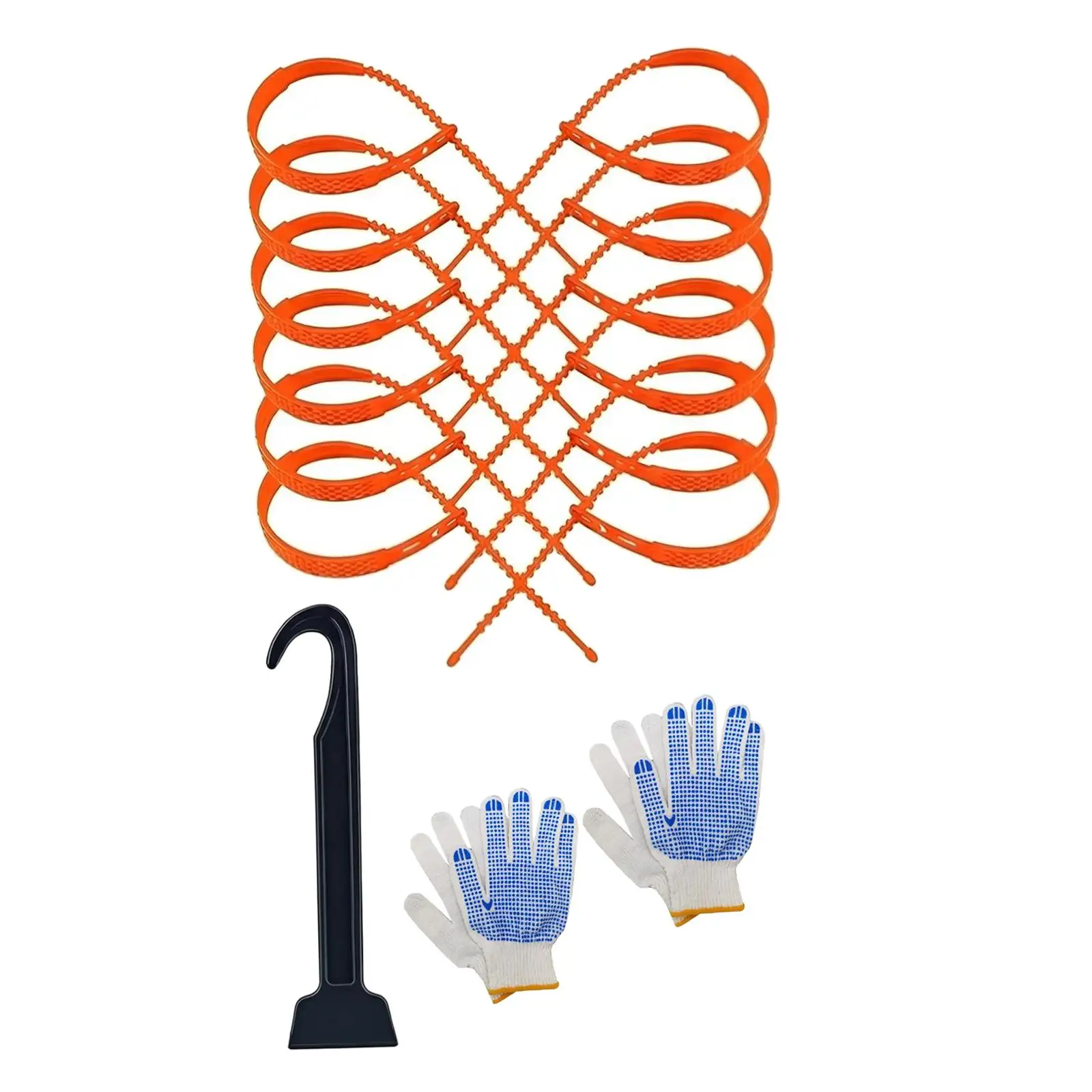 Anti Slip Snow Chains for Car Nylon Tire Chains Quick Release Traction for SUV Winter Roadway Emergency Survival
Anti Slip Snow Chains for Car Nylon Tire Chains Quick Release Traction for SUV Winter Roadway Emergency Survival