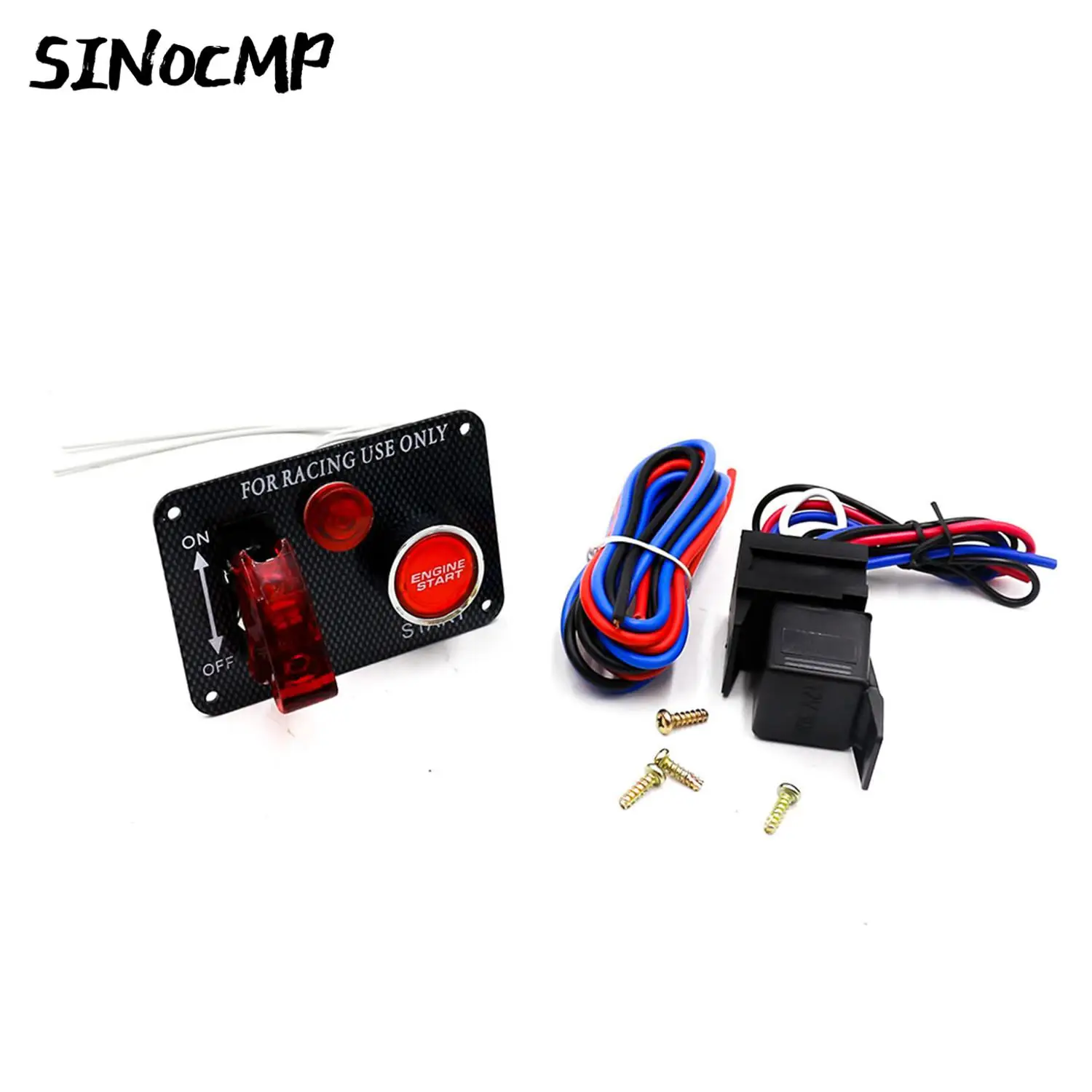 1 set Carbonfiber Racing Car LED 12V Ignition Switch Panel Engine Racing Car Start Push Button Panel Replacement Parts
1 set Carbonfiber Racing Car LED 12V Ignition Switch Panel Engine Racing Car Start Push Button Panel Replacement Parts