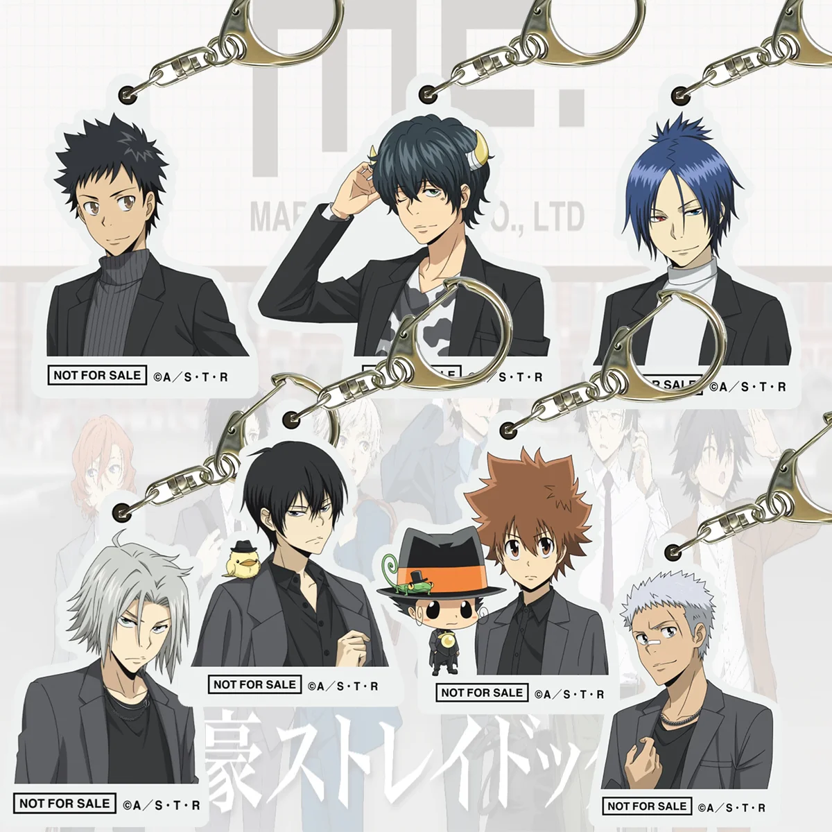 Katekyo Hitman REBORN! 6cm Acrylic Keychain Tsuna Hibari Mukuro Double-sided Anime Keyring Bag Pendant Gift
Katekyo Hitman REBORN! 6cm Acrylic Keychain Tsuna Hibari Mukuro Double-sided Anime Keyring Bag Pendant Gift