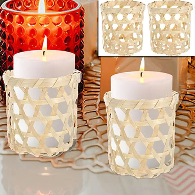 6 Pcs Party Coffee Table Decor Centerpiece Holder Wicker Beige Bamboo Basket Candlestick Multifunction Man DIY Craft Decorative
6 Pcs Party Coffee Table Decor Centerpiece Holder Wicker Beige Bamboo Basket Candlestick Multifunction Man DIY Craft Decorative