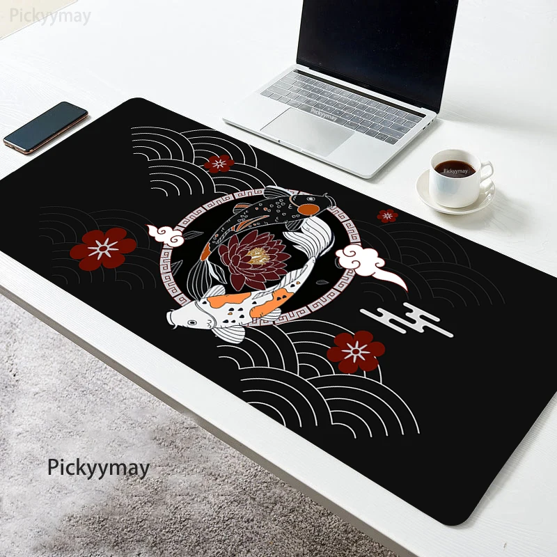 Japanese Fish Koi Mousepads Large Mousepad Keyboard Mats Black Mouse Mat Office Computer Desk Pad Art Mouse Pads 900x400
Japanese Fish Koi Mousepads Large Mousepad Keyboard Mats Black Mouse Mat Office Computer Desk Pad Art Mouse Pads 900x400