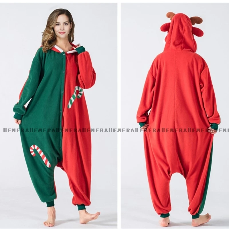 Unisex Cute Deer Cosplay Hooded Jumpsuit Sleeprobe Christmas Elk Cute Outfit Autumn Winter Polar Fleece Animal Pajamas Party PJ
Unisex Cute Deer Cosplay Hooded Jumpsuit Sleeprobe Christmas Elk Cute Outfit Autumn Winter Polar Fleece Animal Pajamas Party PJ