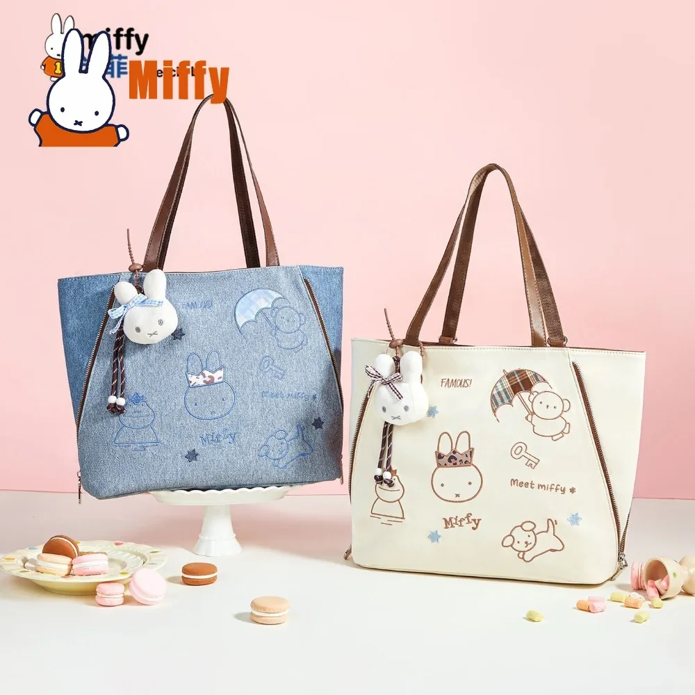 Kawaii Miffy Tote Bag Cute Rabbit Backpack Shoulder Bag Large Capacity Denim Off White Two Way Commute Travel Shopping Gift
Kawaii Miffy Tote Bag Cute Rabbit Backpack Shoulder Bag Large Capacity Denim Off White Two Way Commute Travel Shopping Gift