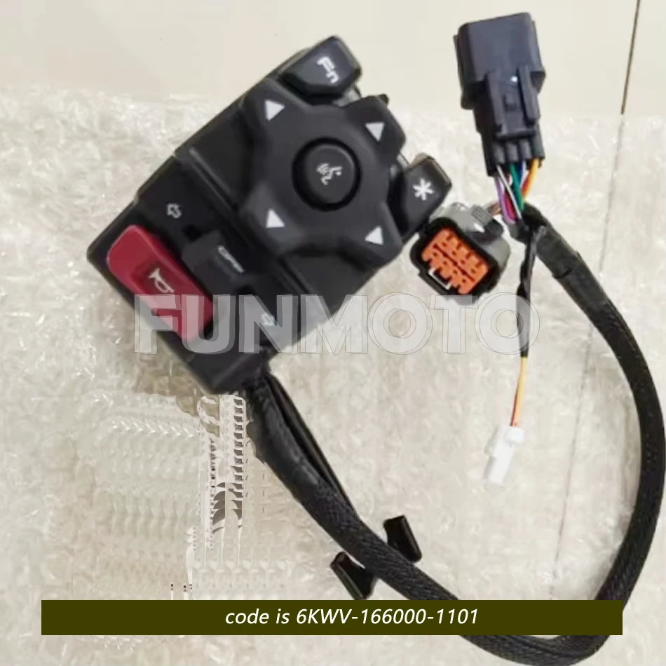 Пульт дистанционного управления или переключатель на левом руле для модели CF800NK 2024 года, коды: 6KWV-166000-1101/6KWV-166000-1001
Пульт дистанционного управления или переключатель на левом руле для модели CF800NK 2024 года, коды: 6KWV-166000-1101/6KWV-166000-1001