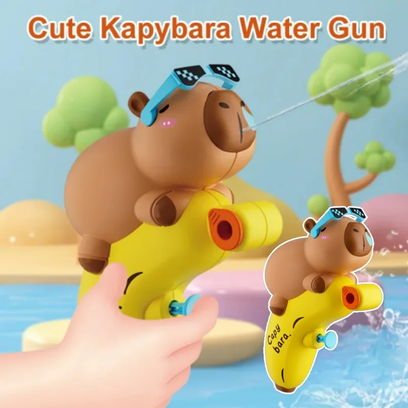 Capibala Water Fight Toy Cartoon Animal Water Fighting Beach Pool Toys Outdoor Summer Long Range Water Spray Toys For Swimming
Capibala Water Fight Toy Cartoon Animal Water Fighting Beach Pool Toys Outdoor Summer Long Range Water Spray Toys For Swimming