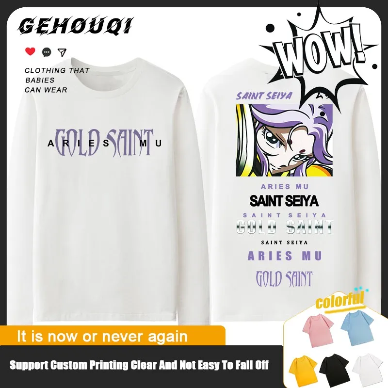 Gold Saint Gladiator Co-name Autumn T-shirt Long Sleeve Men Musaga Bf Lazy Style Youth Clothes All The Trend
Gold Saint Gladiator Co-name Autumn T-shirt Long Sleeve Men Musaga Bf Lazy Style Youth Clothes All The Trend