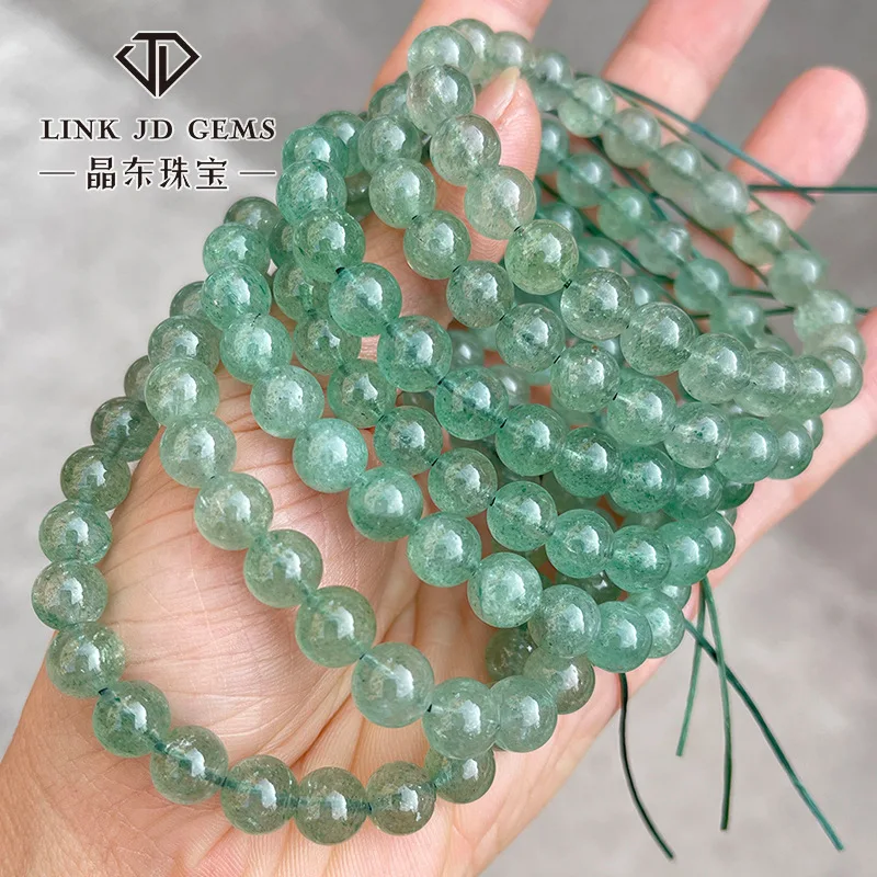 Green Strawberry Crystal Bracelet Crystal Transparent Green Crystal Single Circle Beads
Green Strawberry Crystal Bracelet Crystal Transparent Green Crystal Single Circle Beads