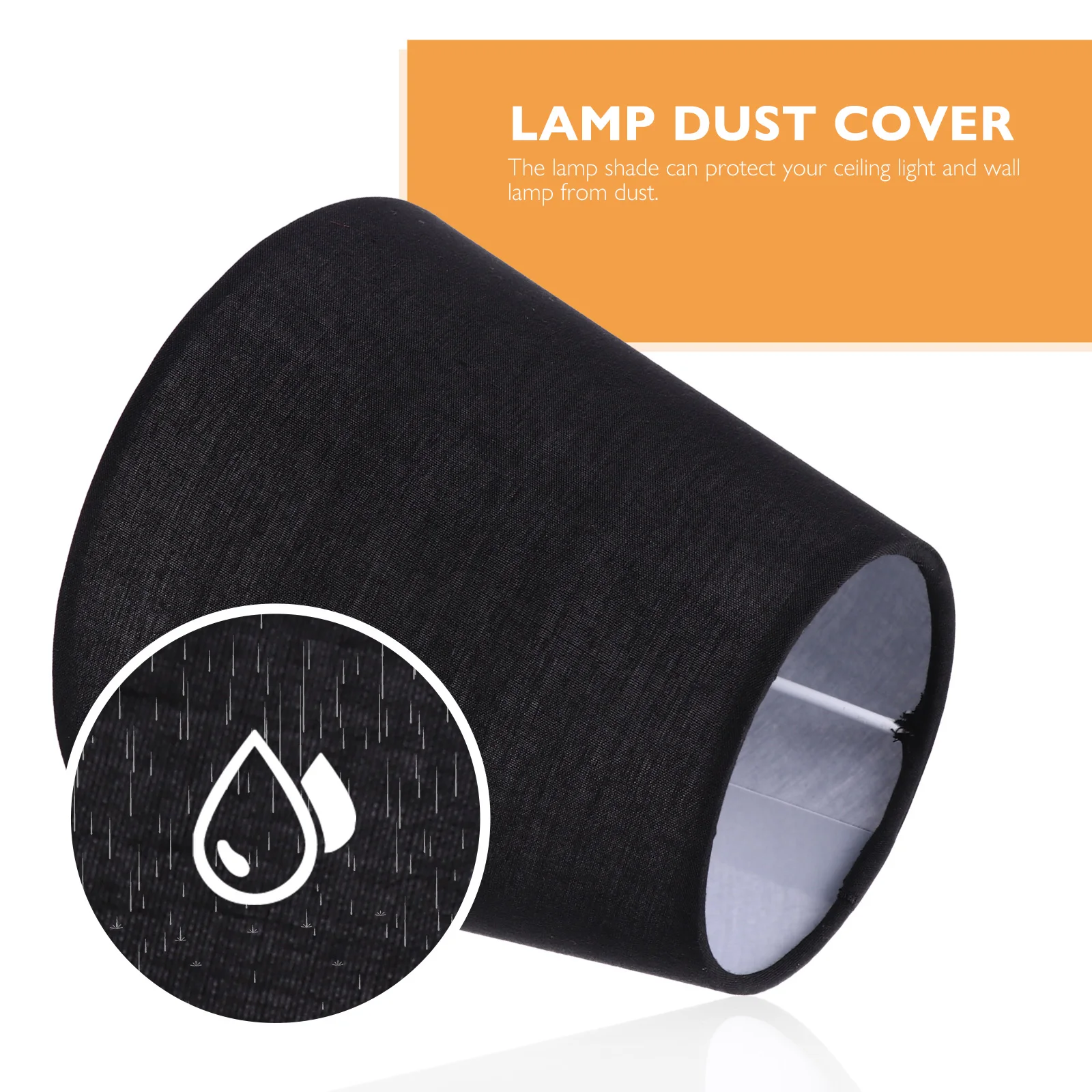Fabric Lampshade Black Dust Cover for Pendant Lamp Small Cloth Lamp Cover Bedroom Living Room Accessories
Fabric Lampshade Black Dust Cover for Pendant Lamp Small Cloth Lamp Cover Bedroom Living Room Accessories