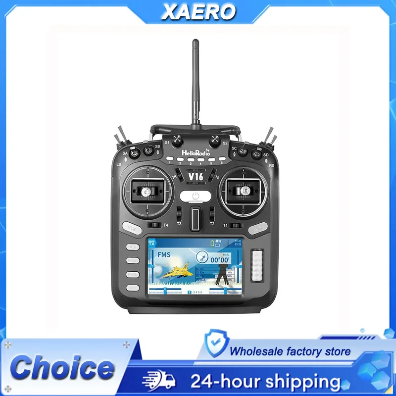 Радиопередатчик HelloRadio V16MAX — металлический стабилизатор, многопротокольный, прошивка EdgeTX OpenTX, совместимая с моделями FPV и RC
Радиопередатчик HelloRadio V16MAX — металлический стабилизатор, многопротокольный, прошивка EdgeTX OpenTX, совместимая с моделями FPV и RC