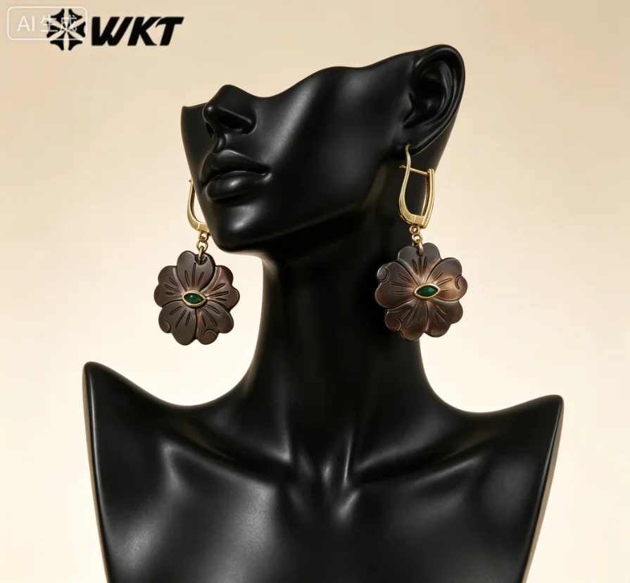 WT-MPE179 New Styles Natural Shell Cubic Zircon Special Earrings With 18k Real Gold Plated For Girls Daily Decoration
WT-MPE179 New Styles Natural Shell Cubic Zircon Special Earrings With 18k Real Gold Plated For Girls Daily Decoration