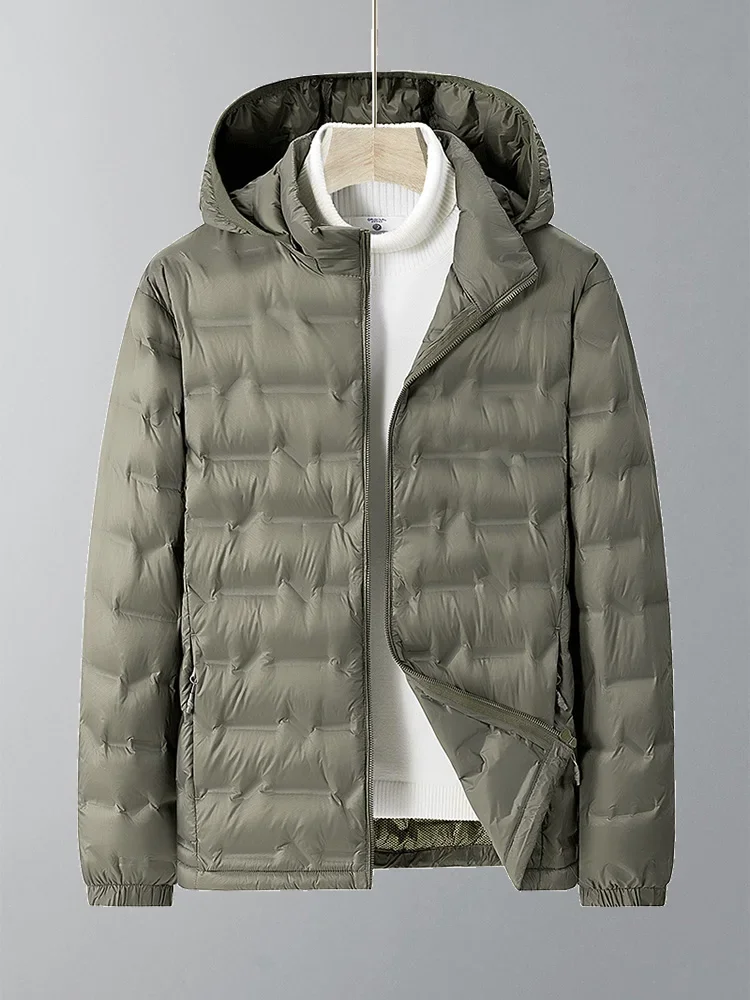 Winter Men's Down Jacket Hat Detachable White Duck Down Padded Graphene Heating Warm Hooded Windbreaker Puffer Coat ZL595
Winter Men's Down Jacket Hat Detachable White Duck Down Padded Graphene Heating Warm Hooded Windbreaker Puffer Coat ZL595
