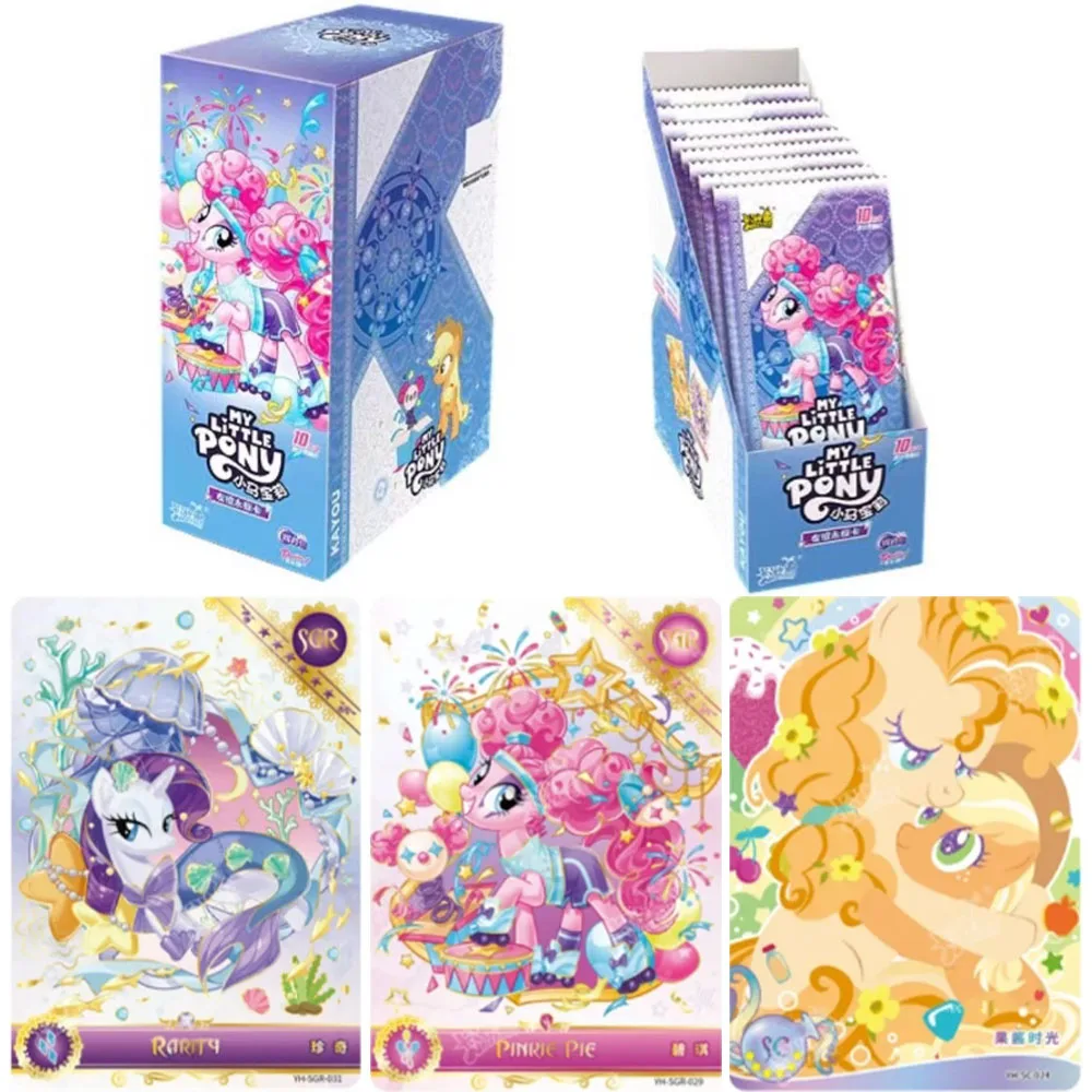 

KAYOU Genuine My Little Pony Card Cute Funny Party Friendship Eternal Card Huiyue Pack Rare SC Cards SGR Toy Princess Card