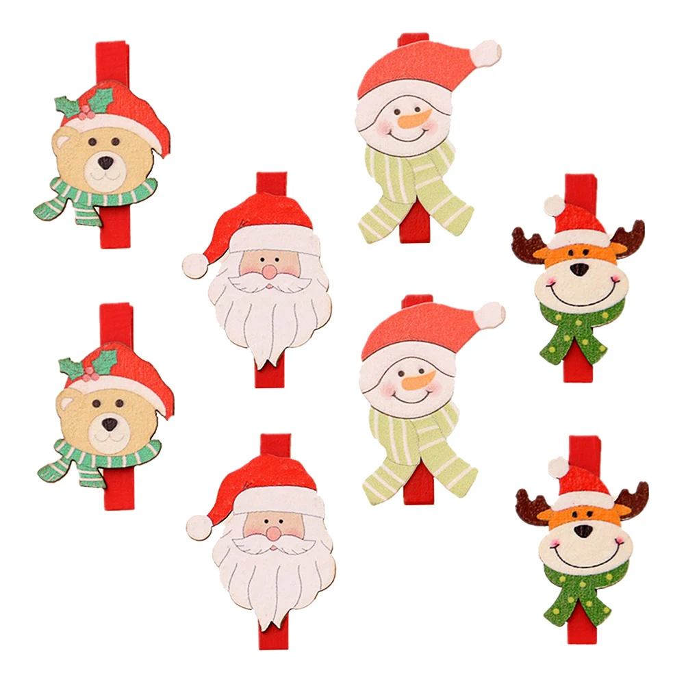 24 Pcs Wooden Christmas Clips Ornament Decorations DIY Photo Clothespins Handmade Party Supplies Mini Pins Home Accent
24 Pcs Wooden Christmas Clips Ornament Decorations DIY Photo Clothespins Handmade Party Supplies Mini Pins Home Accent