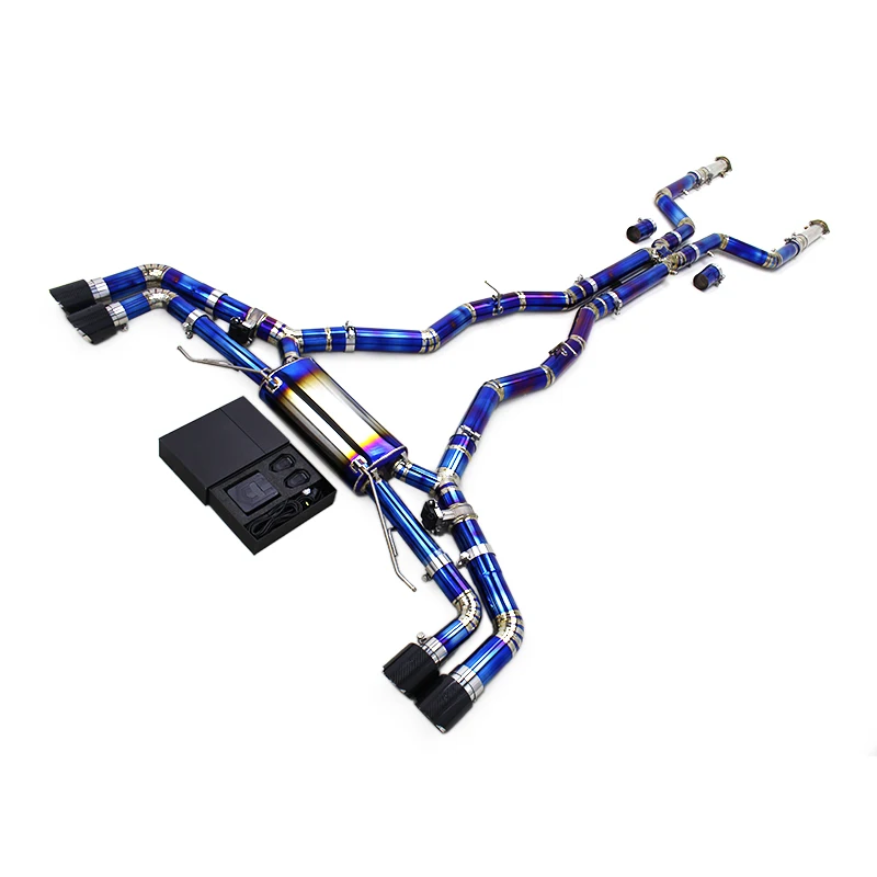 Custom Titanium Pipes Valved Catback Muffler For BMW X5M/X6M 4.4TT 2015-2023 Tuning Street Car Valvetronic Exhaust System
Custom Titanium Pipes Valved Catback Muffler For BMW X5M/X6M 4.4TT 2015-2023 Tuning Street Car Valvetronic Exhaust System