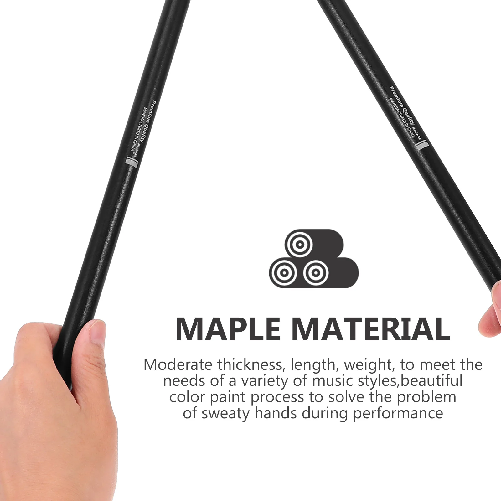 4pcs Maple Drum Sticks Wood Lightweight Non-Slip For Percussion Instrument Beginners Kids Practice Drum Accessories
4pcs Maple Drum Sticks Wood Lightweight Non-Slip For Percussion Instrument Beginners Kids Practice Drum Accessories