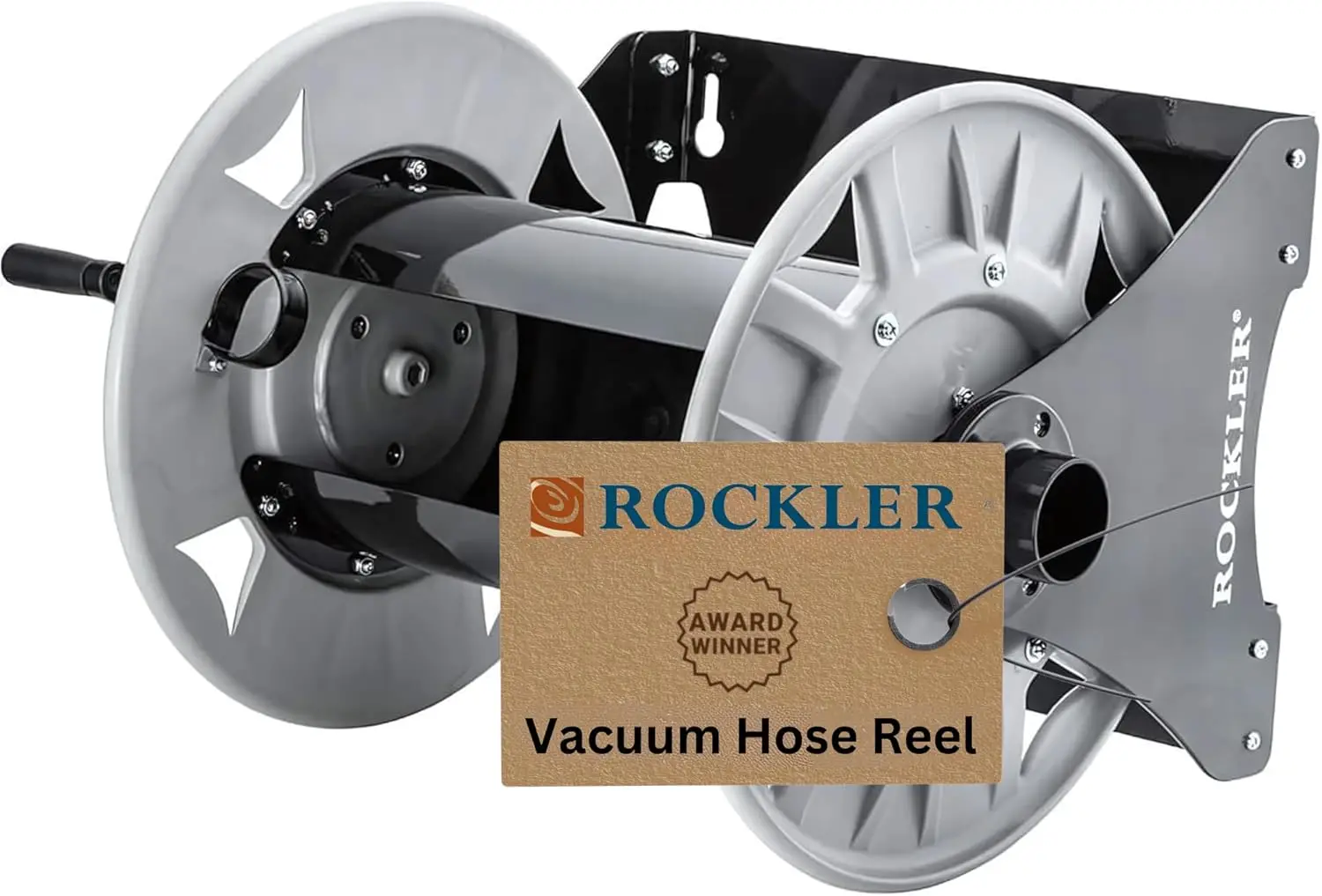 Hose Reel - Holds 40' of 1-1/2'' Vacuum Hose Extension Reel w/Steel Frame - Adjustable Tension Knob, Wall
Hose Reel - Holds 40' of 1-1/2'' Vacuum Hose Extension Reel w/Steel Frame - Adjustable Tension Knob, Wall