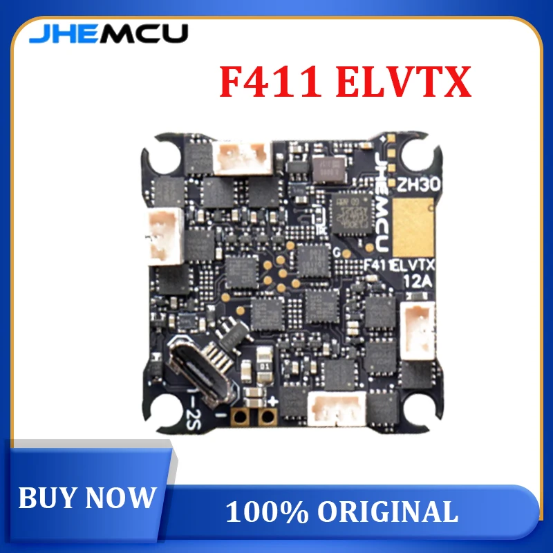 Контроллер полета JHEMCU F411ELVTX F411, 12 А, 4 в 1, ESC 5,8G, 400 МВт, VTX, ELRS 2,4G RX AIO x мм, 1-2S для FPV дронов
Контроллер полета JHEMCU F411ELVTX F411, 12 А, 4 в 1, ESC 5,8G, 400 МВт, VTX, ELRS 2,4G RX AIO x мм, 1-2S для FPV дронов