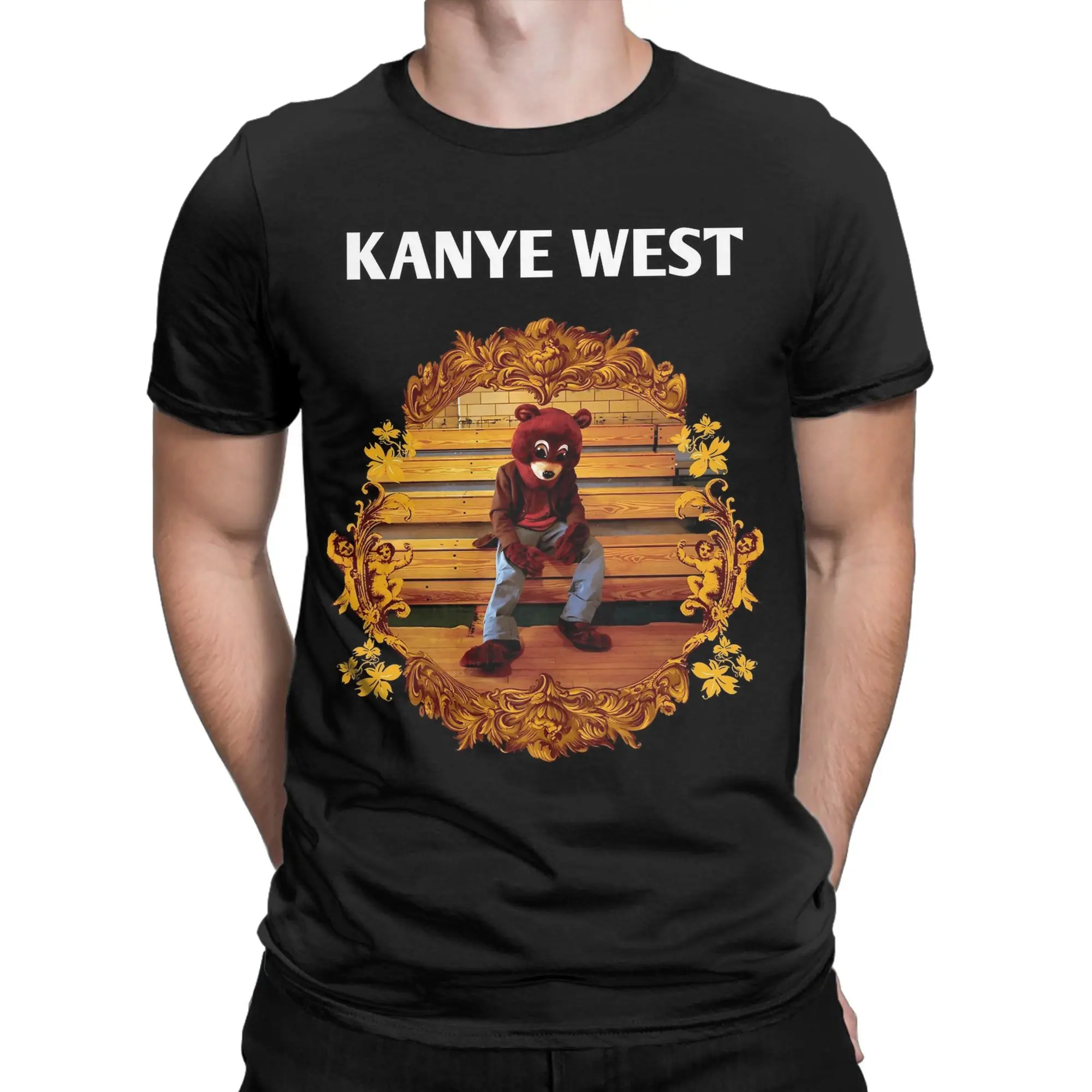 Kanye West T Shirts Men's Pure Cotton Creative T-Shirts Crewneck Tee Shirt Short Sleeve Clothes Printing
Kanye West T Shirts Men's Pure Cotton Creative T-Shirts Crewneck Tee Shirt Short Sleeve Clothes Printing
