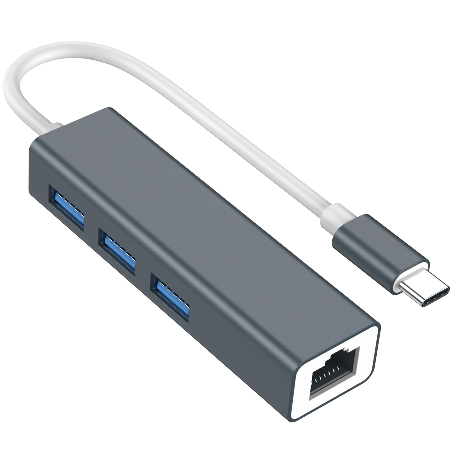 USB Type C HUB 1000Mbps Network 4 Ports USB 3.0 Type C HUB USB to Rj45 Gigabit Ethernet Adapter
USB Type C HUB 1000Mbps Network 4 Ports USB 3.0 Type C HUB USB to Rj45 Gigabit Ethernet Adapter
