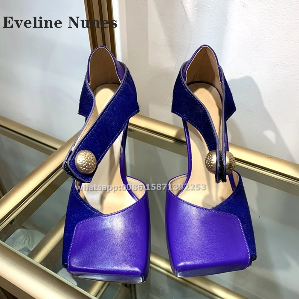 Horse Hair Patchwork Mary Janes Square Toe Thin Heels Solid Hollow Out Women Fashion Pumps Sexy Retro Party Shoes 2024 Summer
Horse Hair Patchwork Mary Janes Square Toe Thin Heels Solid Hollow Out Women Fashion Pumps Sexy Retro Party Shoes 2024 Summer