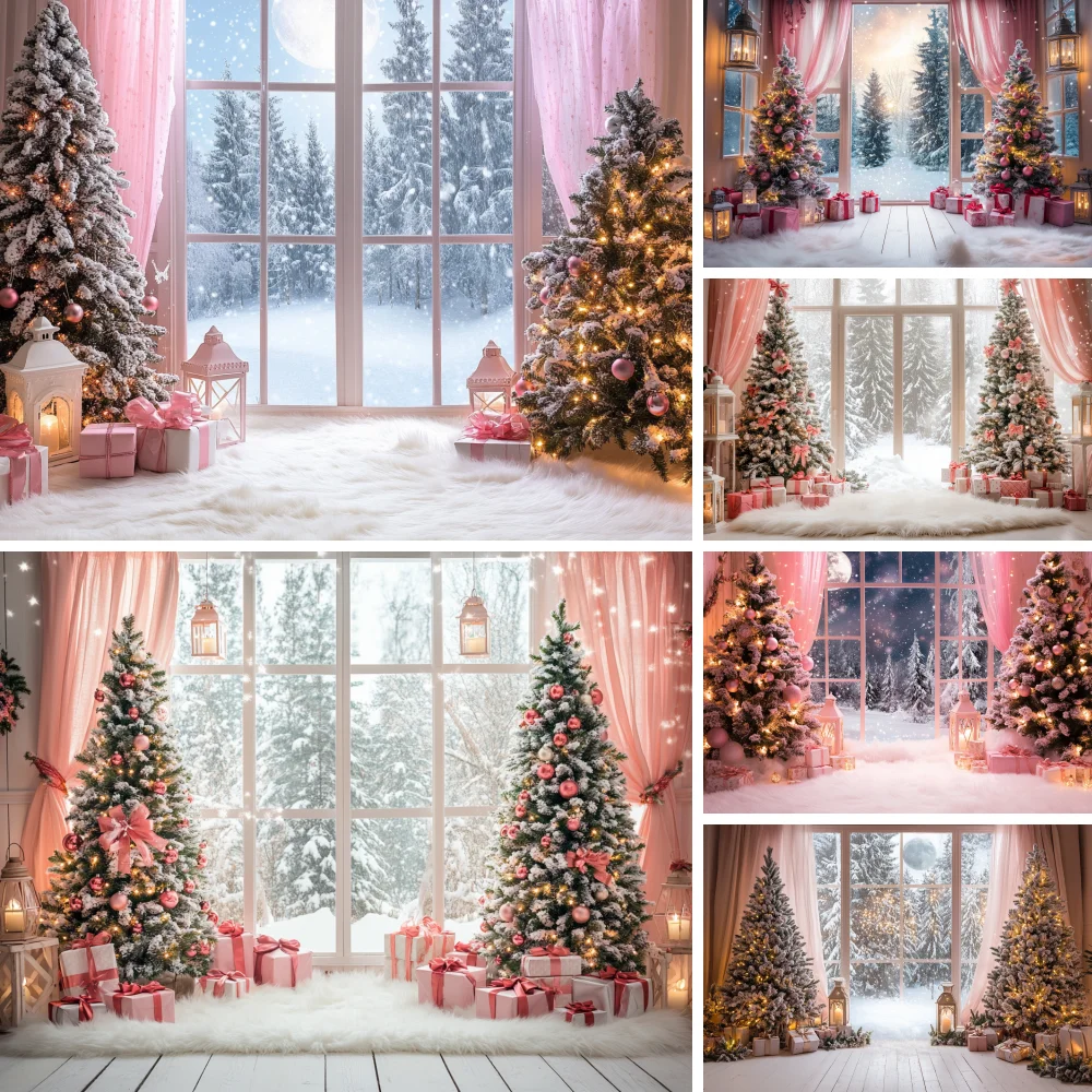 Christmas Eve Girl Birthday Photo Background Photography Window Moon Pink Curtain Backdrop Xmas Tree Gift Lanterns Decor Photo
Christmas Eve Girl Birthday Photo Background Photography Window Moon Pink Curtain Backdrop Xmas Tree Gift Lanterns Decor Photo