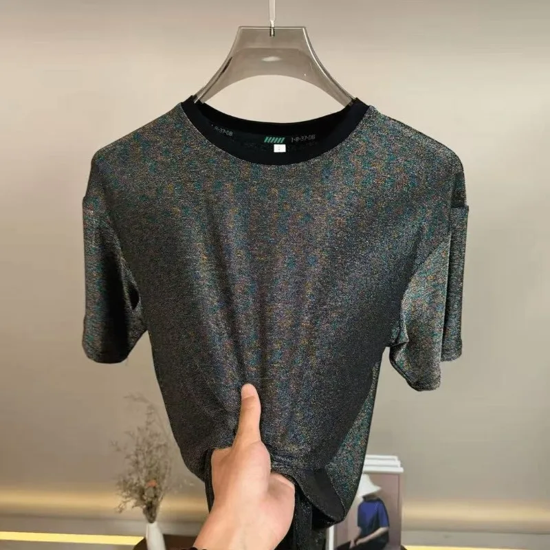 Summer Colorful Round Neck Short Sleeved T-shirt for Men Mesh Breathable Casual Social Couple's T-shirt Social Streetwear Top
Summer Colorful Round Neck Short Sleeved T-shirt for Men Mesh Breathable Casual Social Couple's T-shirt Social Streetwear Top
