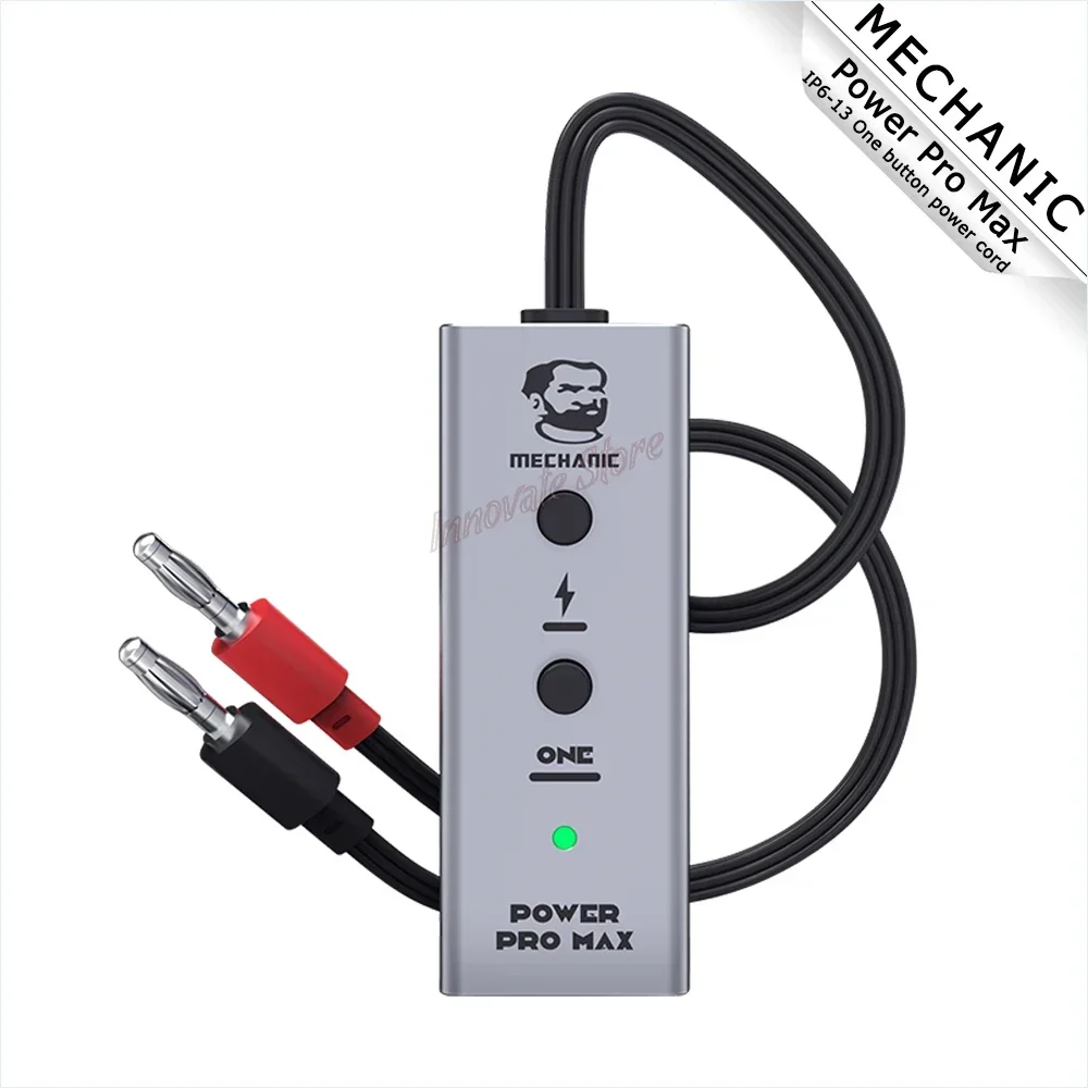 Кабель питания MECHANIC Power Pro Max с одной кнопкой для ремонта IP 6 6P 7 7P 8 8P X XSMAX 11PRO 12Pro MINI 13Pro 14Pro MAX
Кабель питания MECHANIC Power Pro Max с одной кнопкой для ремонта IP 6 6P 7 7P 8 8P X XSMAX 11PRO 12Pro MINI 13Pro 14Pro MAX