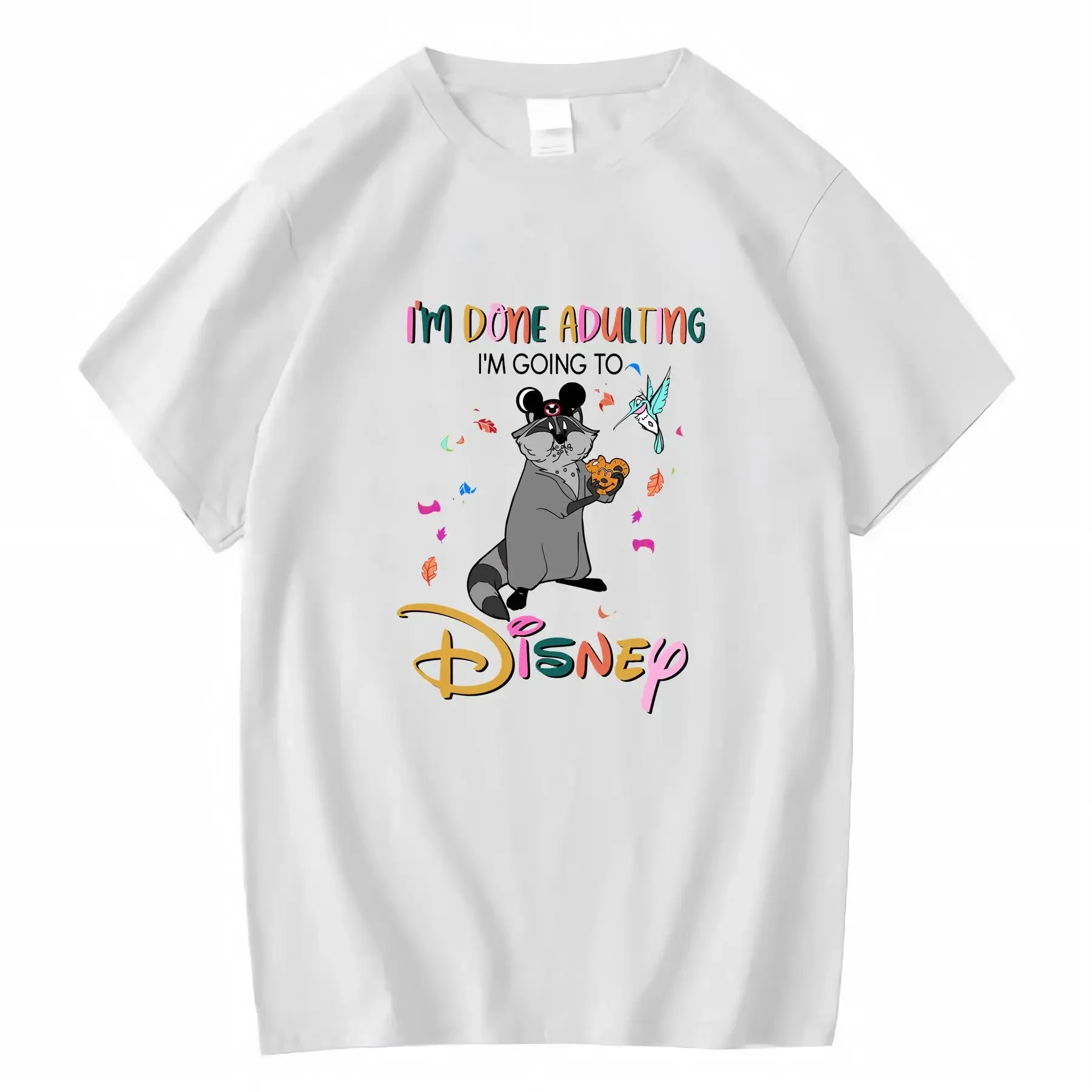 Футболка с круглым вырезом Disney Pocahontas Meeko Raccoon Flit Hummingbird 100, для всех сезонов, винтажная стираная уличная одежда, мода
Футболка с круглым вырезом Disney Pocahontas Meeko Raccoon Flit Hummingbird 100, для всех сезонов, винтажная стираная уличная одежда, мода