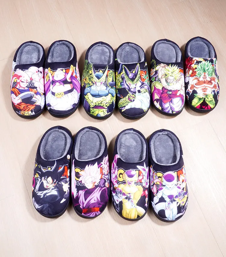 Dragon Ball Cartoon Warm Plush Cosplay Slippers Couple's Indoor Non-slip House Slides Men and Women Toe Wrap Home Cotton Shoes
Dragon Ball Cartoon Warm Plush Cosplay Slippers Couple's Indoor Non-slip House Slides Men and Women Toe Wrap Home Cotton Shoes