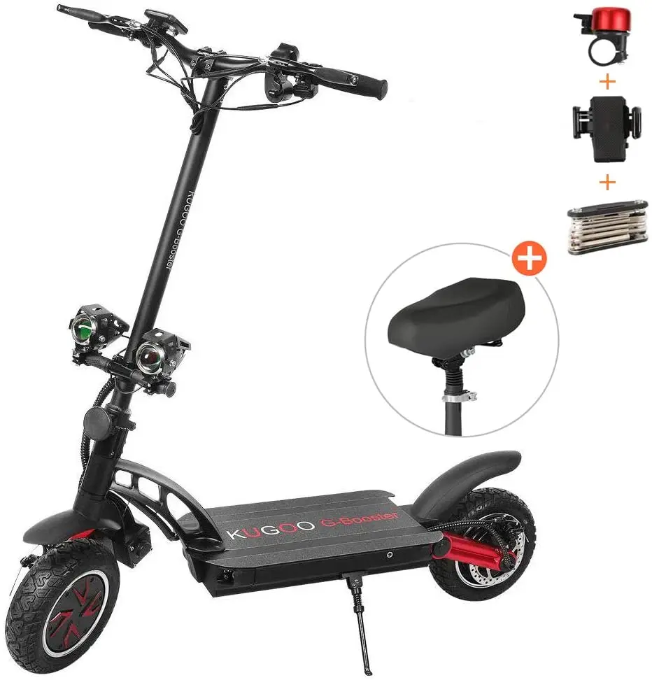 Самокат Floding kugookirin G-Booster для взрослых с мощностью двигателя 2*800 Вт и максимальной скоростью 55 км/ч 10-дюймовая вакуумная шина
Самокат Floding kugookirin G-Booster для взрослых с мощностью двигателя 2*800 Вт и максимальной скоростью 55 км/ч 10-дюймовая вакуумная шина
