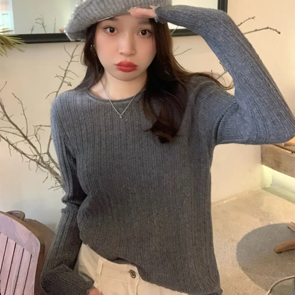 Ruffled Edge Long Sleeved Knitwear Bottoming Shirt Slim Fit Sweater Top Spring Autumn Winter Pullover Knitted Top for Women
Ruffled Edge Long Sleeved Knitwear Bottoming Shirt Slim Fit Sweater Top Spring Autumn Winter Pullover Knitted Top for Women