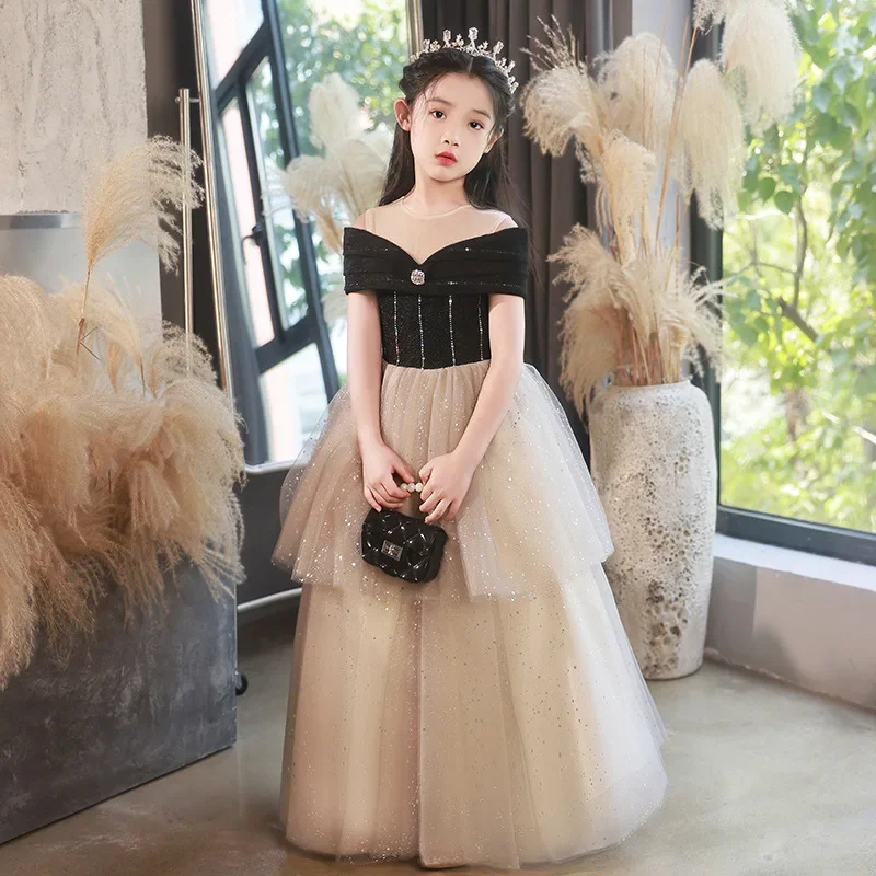 Girls Evening Dress Infant Kids Shining Long Gowns Teenagers Piano Performance Pageant Costumes Children Luxury Prom Frocks
Girls Evening Dress Infant Kids Shining Long Gowns Teenagers Piano Performance Pageant Costumes Children Luxury Prom Frocks