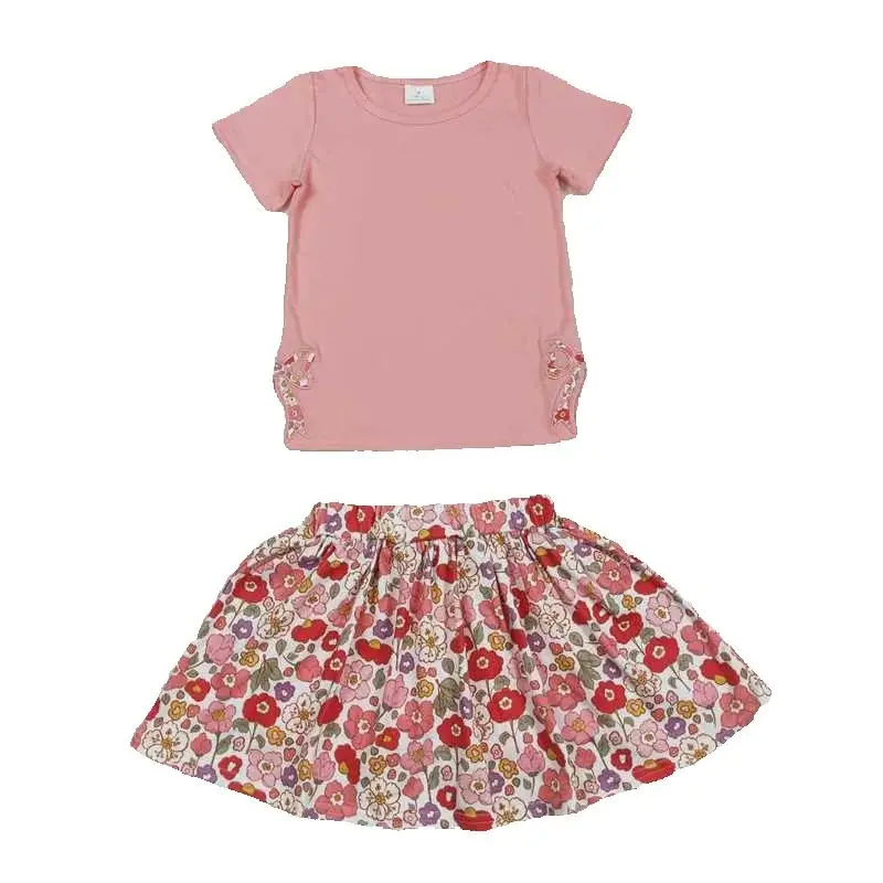 GSD1721 Pure Color Pink Short Sleeve Butterfly Knot Embroidery Skirt Set with Flower And Leaf Design Clothing Accessories
GSD1721 Pure Color Pink Short Sleeve Butterfly Knot Embroidery Skirt Set with Flower And Leaf Design Clothing Accessories