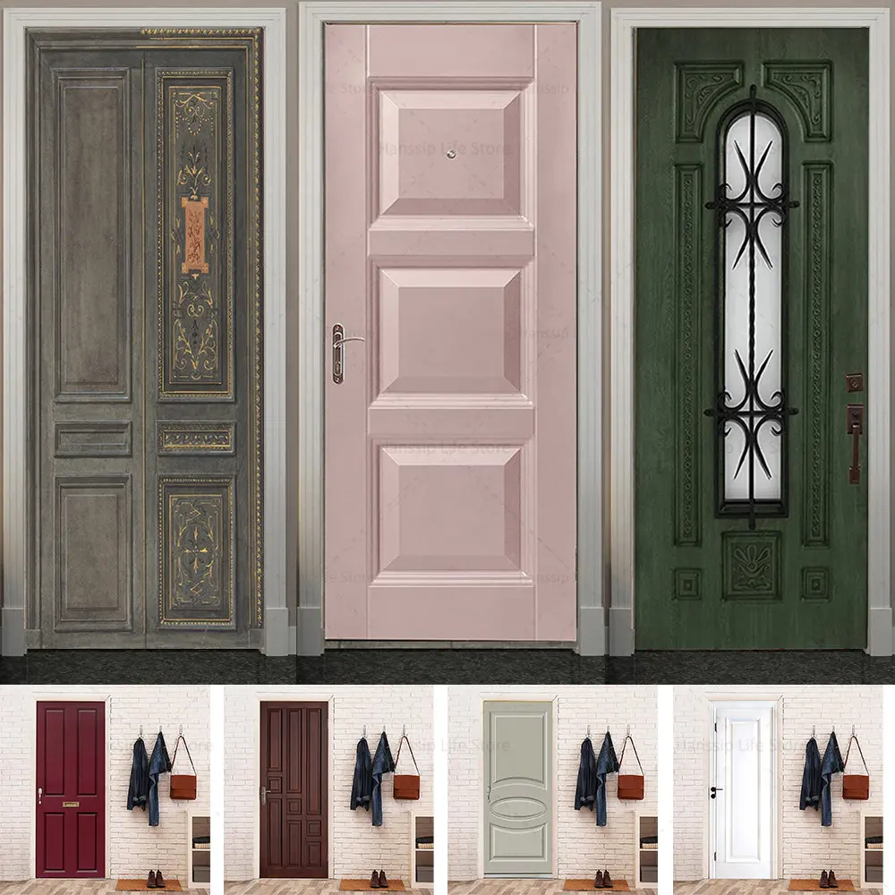 Solid Color Door Sticker Wood Style Wrap Full Door Vinyl PVC Waterproof Tear and Stick Suitable for Many Occasions Door Sticker
Solid Color Door Sticker Wood Style Wrap Full Door Vinyl PVC Waterproof Tear and Stick Suitable for Many Occasions Door Sticker