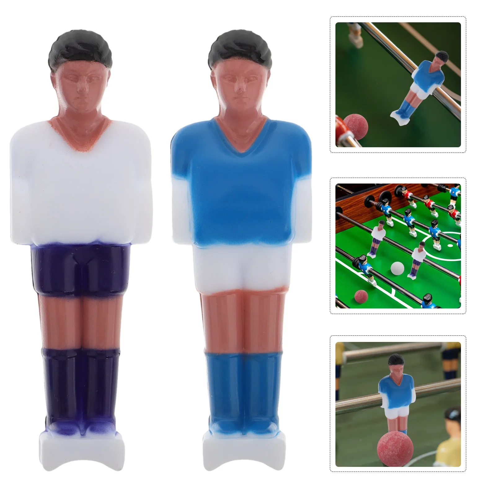 10Pcs Mini Table Football Soccer Player Set Resin Realistic Foosball Men Replacement Parts Accessories for Table Soccer Repair
10Pcs Mini Table Football Soccer Player Set Resin Realistic Foosball Men Replacement Parts Accessories for Table Soccer Repair