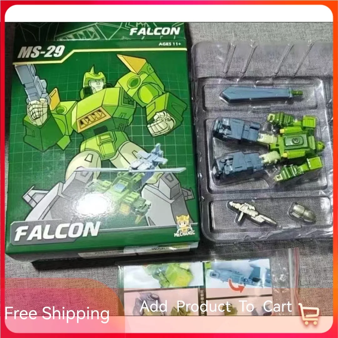 Трансформируемая игрушка MFT Mechanic Toys MS-29 MS29 Springer Falcon 3-в-1: Деформируемый робот-самолет, фигурка для мальчиков, подарок
Трансформируемая игрушка MFT Mechanic Toys MS-29 MS29 Springer Falcon 3-в-1: Деформируемый робот-самолет, фигурка для мальчиков, подарок