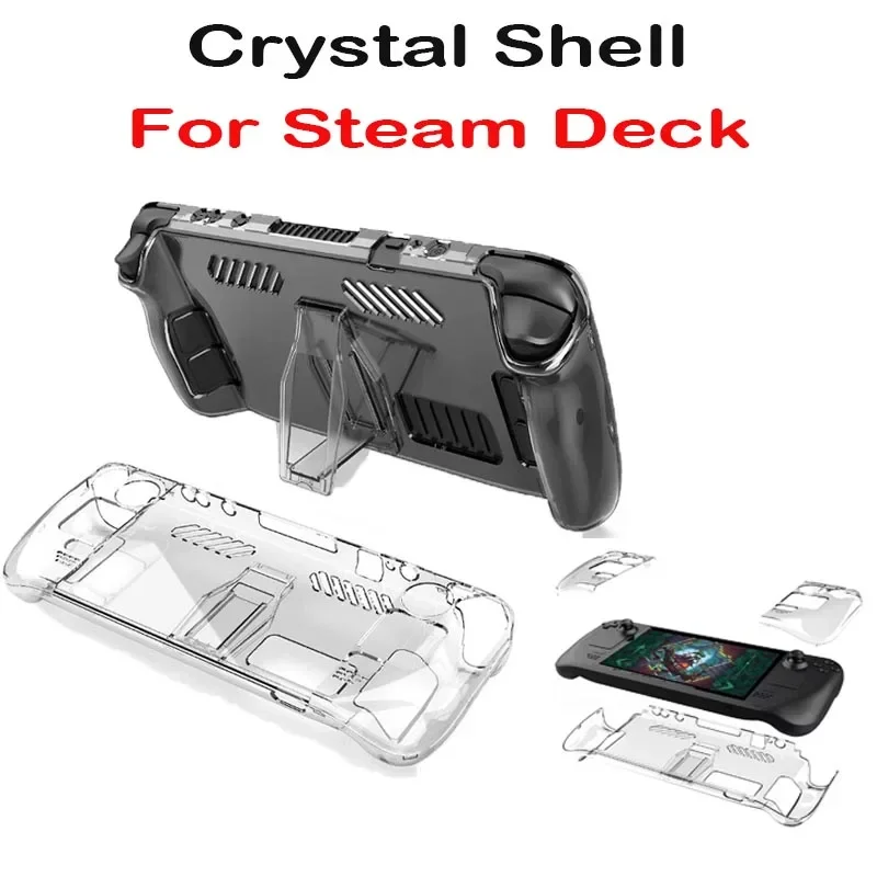 Protective Cover Shell for Steam Deck Host Split Crystal Transparent PC Hard Detachable Case for Steam Deck Game Console Shell
Protective Cover Shell for Steam Deck Host Split Crystal Transparent PC Hard Detachable Case for Steam Deck Game Console Shell