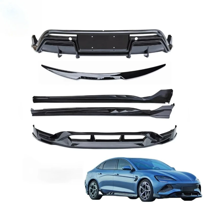 car 2023 front and rear bumpers piano black rear spoiler side skirt body kit automotive supplies full set of polypropylene
car 2023 front and rear bumpers piano black rear spoiler side skirt body kit automotive supplies full set of polypropylene