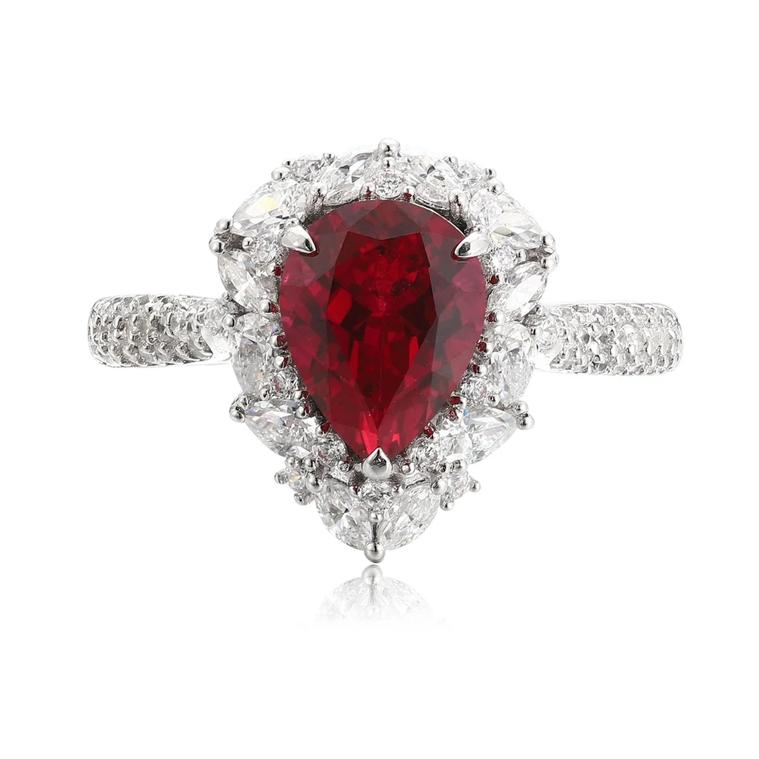 Hot Sale 925 Sterling Silver Rings Lab Grown Ruby Rings for Women Wedding Engagement Rings for Her Christmas Gift Ideas
Hot Sale 925 Sterling Silver Rings Lab Grown Ruby Rings for Women Wedding Engagement Rings for Her Christmas Gift Ideas