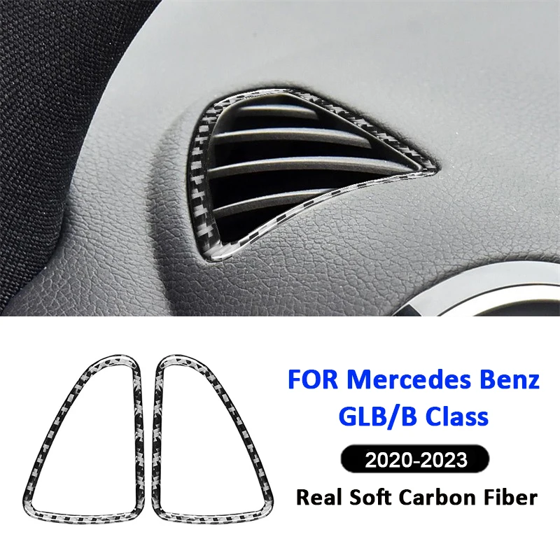 Carbon Fiber Car Instrument Panel Left Right Air Outlet Vent Frame Decoration Sticker For Mercedes Benz B Class GLB 2020-2023
Carbon Fiber Car Instrument Panel Left Right Air Outlet Vent Frame Decoration Sticker For Mercedes Benz B Class GLB 2020-2023