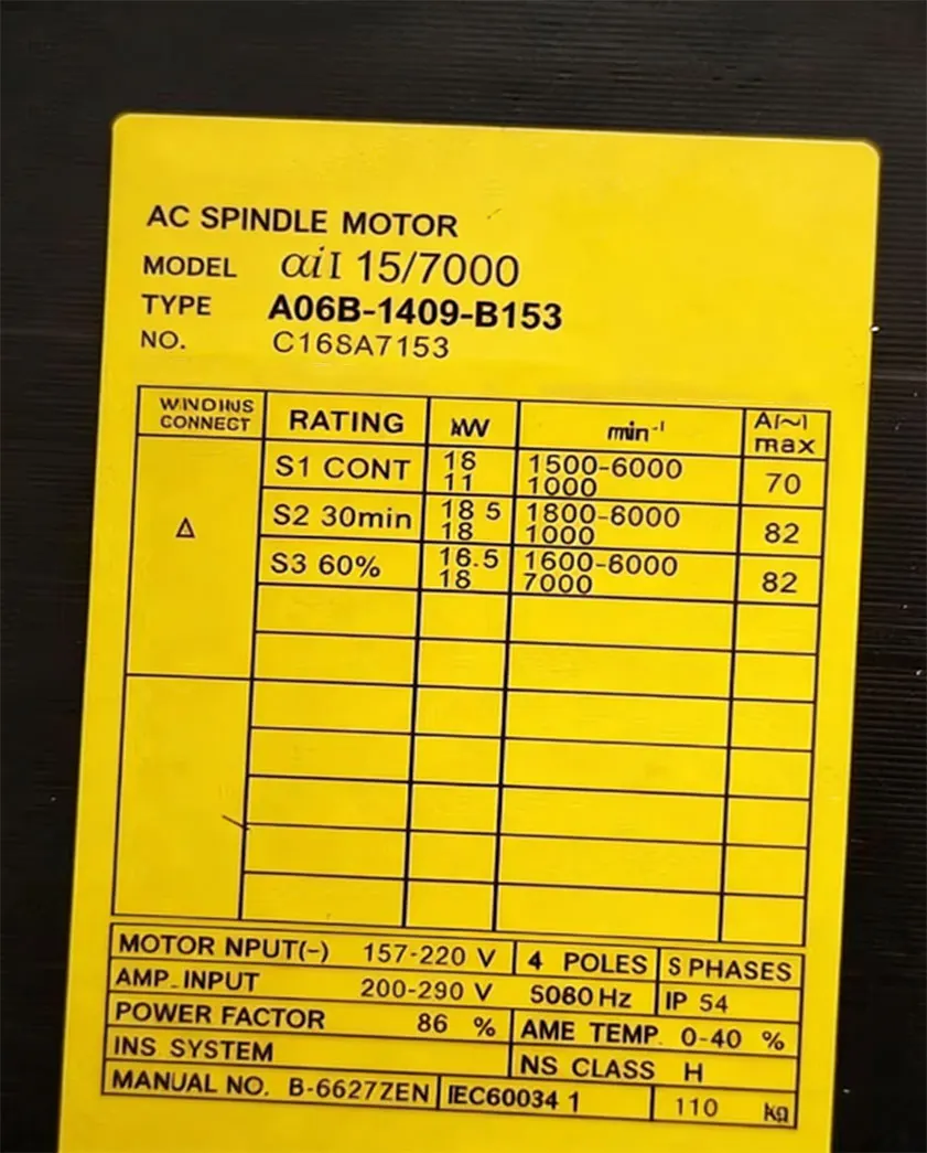 Brand New A06B-1406-B150 A06B-1410-B150 A06B-1409-B153 One-year warranty
Brand New A06B-1406-B150 A06B-1410-B150 A06B-1409-B153 One-year warranty