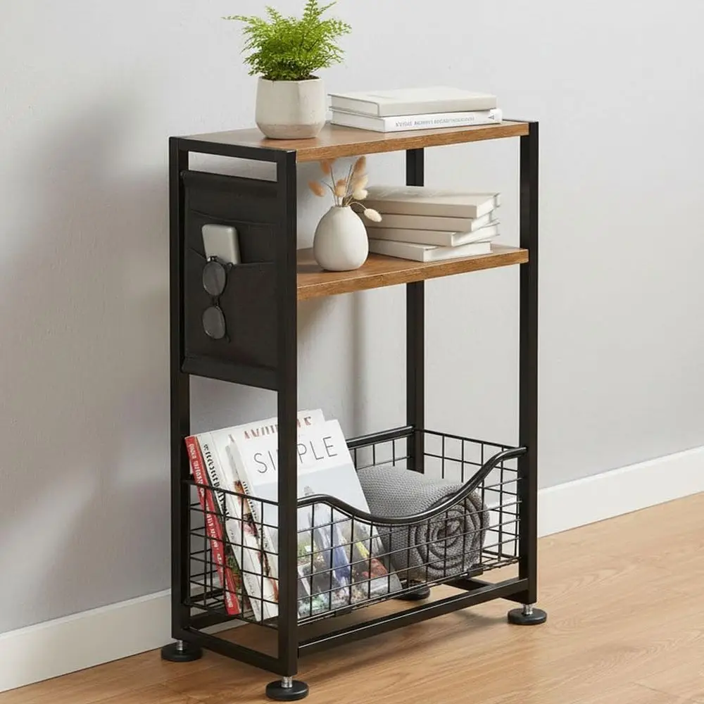 Компактный 3-ярусный узкий приставной столик для экономии пространства в небольших помещениях и спальнях
Компактный 3-ярусный узкий приставной столик для экономии пространства в небольших помещениях и спальнях