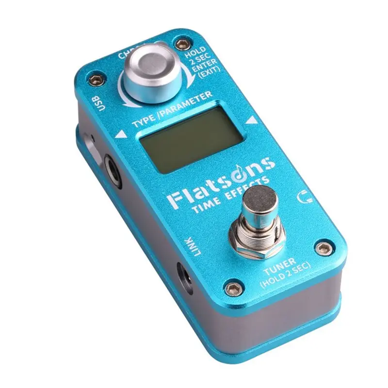 【TRAVEL ESSENTIAL】Flatsons FTE2 Guitar Effects Pedal Tuning Time And Built-In Delay Reverb Electric Guitar Accessories
【TRAVEL ESSENTIAL】Flatsons FTE2 Guitar Effects Pedal Tuning Time And Built-In Delay Reverb Electric Guitar Accessories