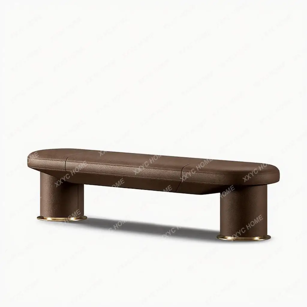 Large and small apartment household leather sofa stool wearing shoes long strip bedside stool
Large and small apartment household leather sofa stool wearing shoes long strip bedside stool