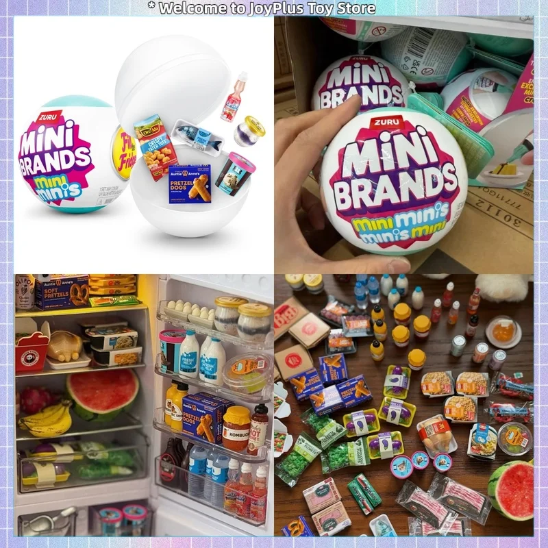 Zuru 5 Surprise Mini Brands Mini Minis Fill the Frige Refrigerator Ball Toy Set Food Blind Box Collectible Minis for Kids Gifts
Zuru 5 Surprise Mini Brands Mini Minis Fill the Frige Refrigerator Ball Toy Set Food Blind Box Collectible Minis for Kids Gifts