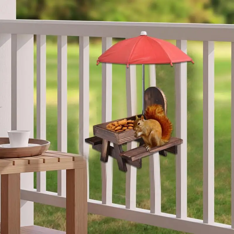 Outside Squirrel Feeder Squirrel Feeding Table With Umbrella Wildlife Eating Corn Holder Activity Space In Wood For Garden
Outside Squirrel Feeder Squirrel Feeding Table With Umbrella Wildlife Eating Corn Holder Activity Space In Wood For Garden