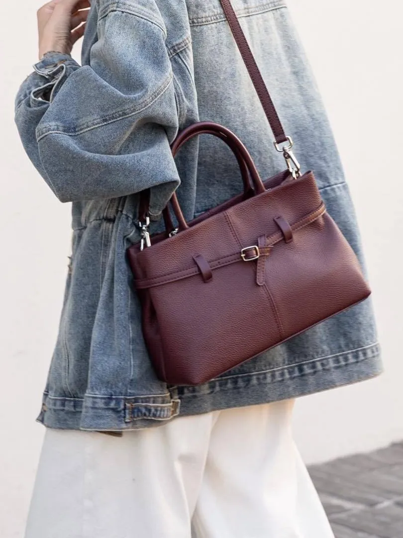 Женская сумка через плечо из натуральной кожи, большая вместительная сумка для путешествий, универсальная сумка через плечо для работы и отдыха
Женская сумка через плечо из натуральной кожи, большая вместительная сумка для путешествий, универсальная сумка через плечо для работы и отдыха