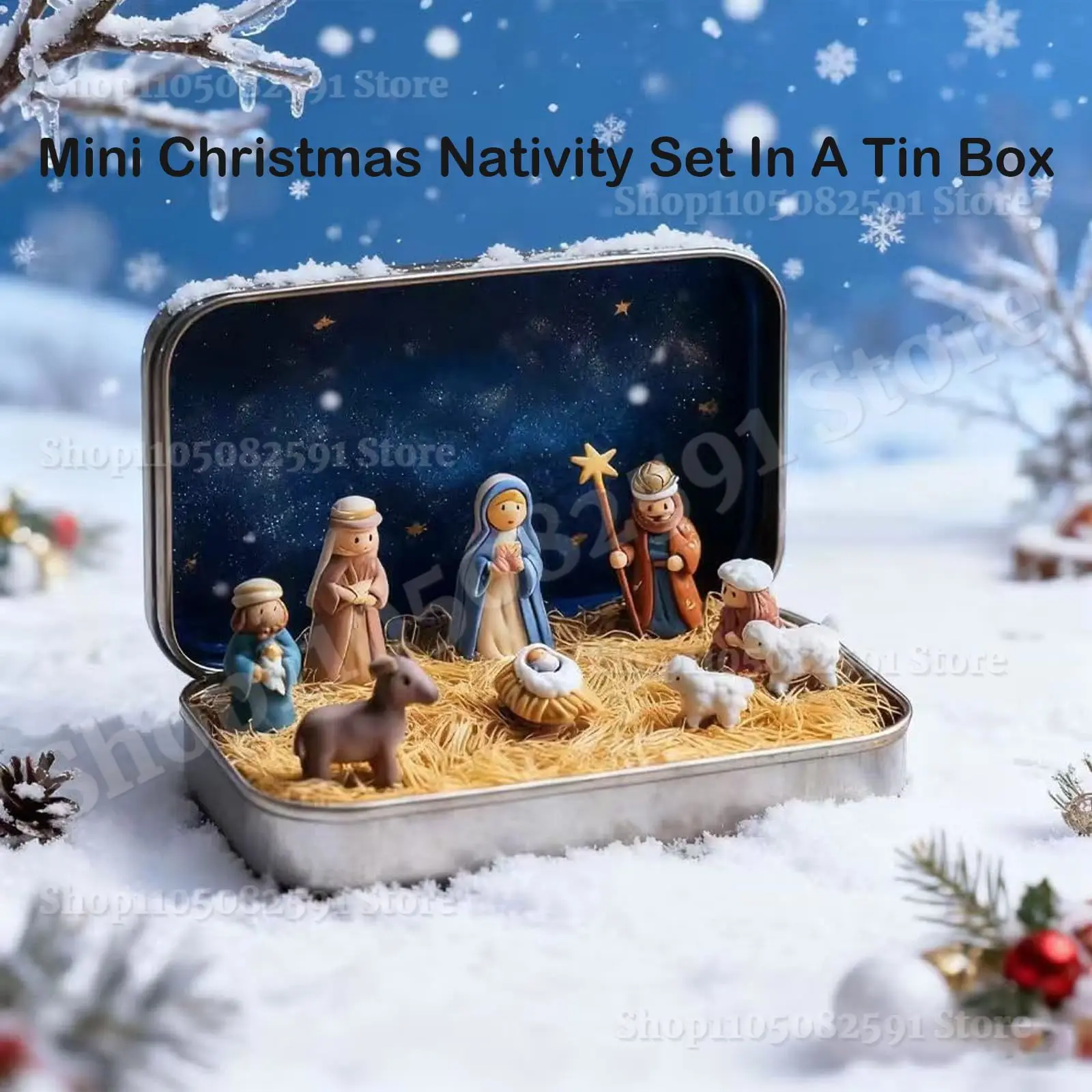 Resin Nativity Scene Statue Jesus Acrylic Figurine Home Office Cafe Room Studio Table Ornament Christian Religion Decor 2025
Resin Nativity Scene Statue Jesus Acrylic Figurine Home Office Cafe Room Studio Table Ornament Christian Religion Decor 2025