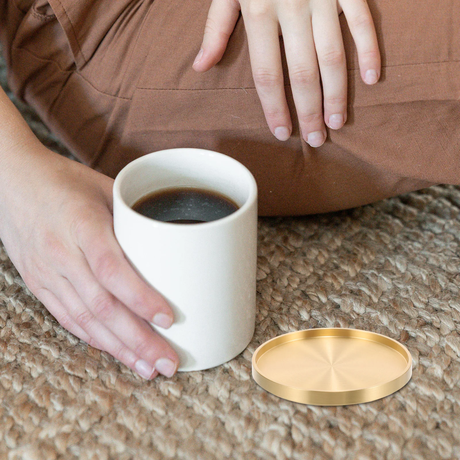 Copper Coaster Teacup Mat Vintage Saucer Coffee Mug Holder Office Midsize Yellow Copper Heat Resistant Pad Tea Drink Accessories
Copper Coaster Teacup Mat Vintage Saucer Coffee Mug Holder Office Midsize Yellow Copper Heat Resistant Pad Tea Drink Accessories