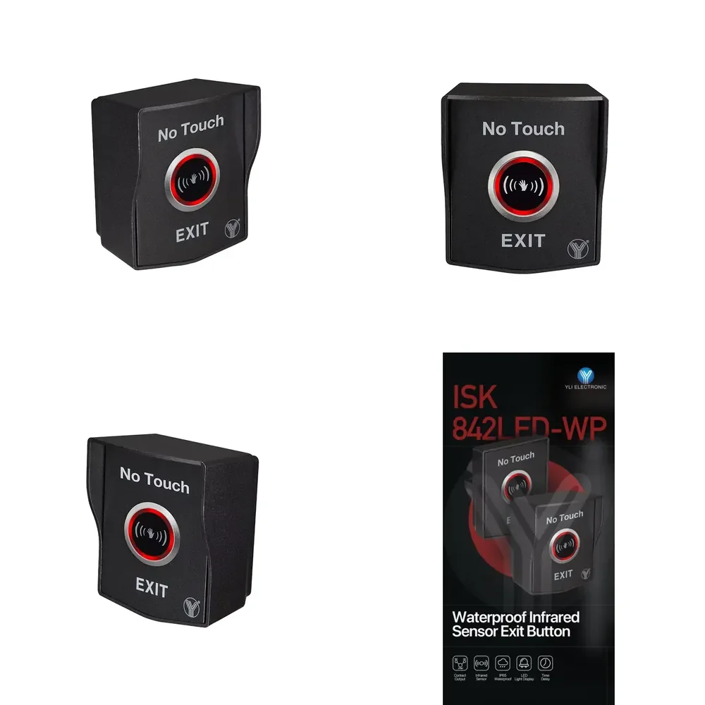 Sensor Exit Button Waterproof ISK-842B(LED)-WP
Sensor Exit Button Waterproof ISK-842B(LED)-WP